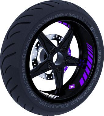 Gp Racing Patlıcan Moru İç Jant Şeridi Sticker Çınar Extreme 