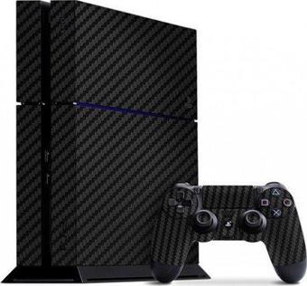 PlayStation 4 Siyah Carbon Fiber Kaplama Takımı Çınar Extreme 