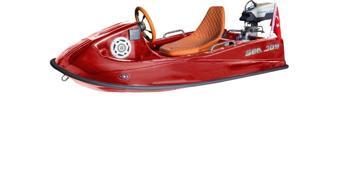 Ocean Marine Seajoy Water Go Kart Kırmızı