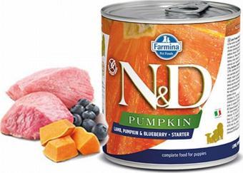 N&D Pumpkin Kuzulu Yaban Mersinli Starter Yavru Köpek Konservesi 285 gr