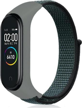 Coverzone Xiaomi Mi Band 6 Uyumlu Hasır Örme Kordon Kayış No-14