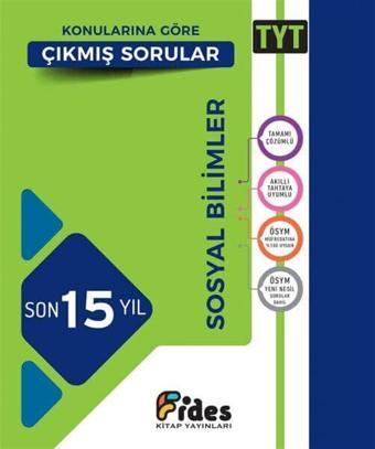 Fides Yayınları Tyt Sosyal Bilimler Son 15 Yıl Konularına Göre Çıkmış Sorular - Fides Yayınları