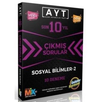 Ünlüler Yayınları Ayt Sosyal Bilimleri 2 Son 10 Yıl Çıkmış Sorular 10 Deneme - Ünlüler Karması