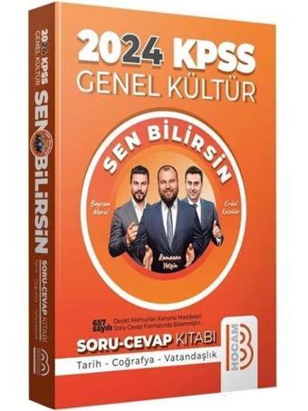 Benim Hocam Yayınları Kpss Genel Kültür Sen Bilirsin Tarih-Coğrafya-Vatandaşlık Soru Cevap Kitabı  - Benim Hocam Yayınları