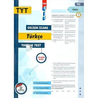 Özdebir Yayınları Tyt Türkçe Gelişim İzleme Yaprak Test - Özdebir Yayınları