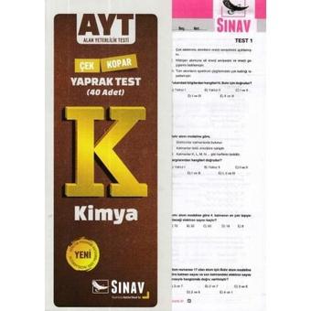 Sınav Yayınları AYT Kimya Yaprak Test - Sınav Yayınları