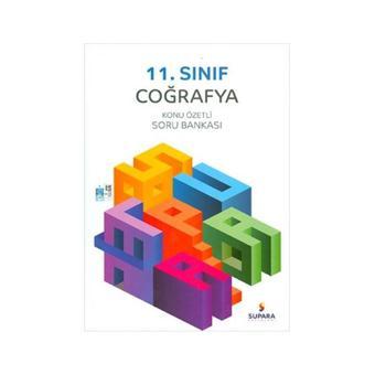 Supara Yayınları 11. Sınıf Coğrafya Konu Özetli Soru Bankası - Supara Yayınları