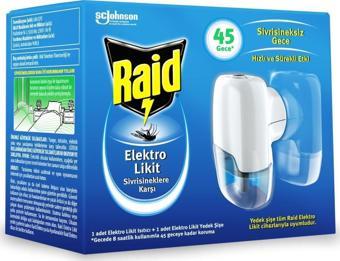 Raid Elekro Likit Cihaz Ve 1 Yedek 45 Gece