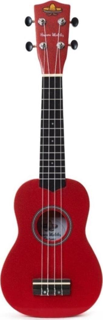 HAVANA HK-21RD UKULELE SOPRANO KIRMIZI