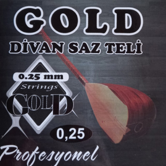 GOLD GD-025 DİVAN TELİ 0.25 BAM BAMLI