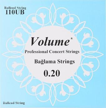 VOLUME 110UB PROFESYONEL UZUN BAĞLAMA TELİ 0.20 TOPUZLU