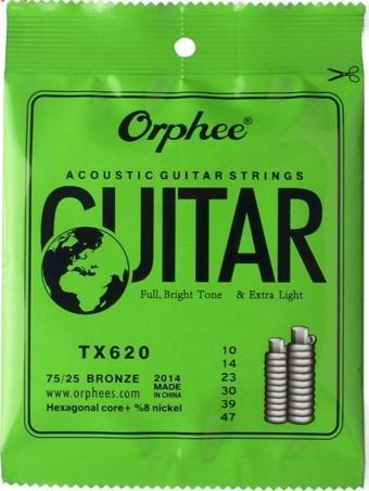 ORPHEE TX620 AKUSTİK GİTAR TELİ TAKIM 010