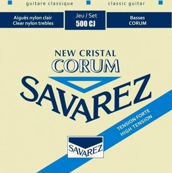 SAVAREZ 500CJ NEW CRİSTAL CORUM HİGH TENSİON TAKIM TEL KLASİK GİTAR TELİ