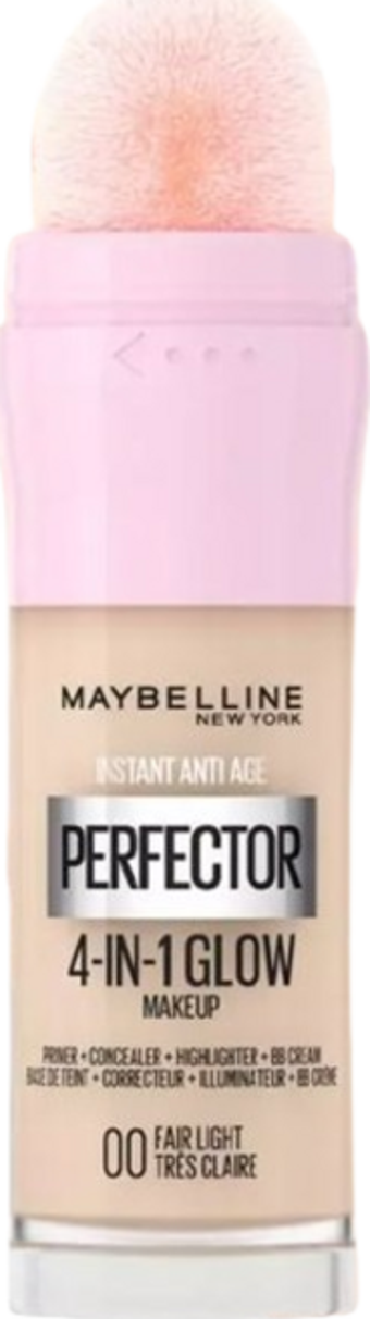 Maybelline New York Instant Perfector Glow 4 Etki 1 Arada Fondöten- 00 Fair Light 20 Ml