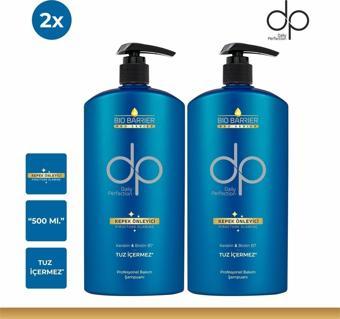 DP Daily Perfection Bio Barrier Şampuan Kepek Önleyici Şampuan 2 Adet 500 ml