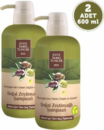 Eyüp Sabri Tuncer Şampuan Doğal Zeytinyağlı 600 ml X 2 Adet