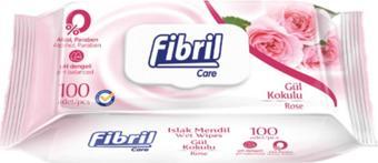 Fibril Gül Kokulu Islak Mendil 24x100 Lü Paket 2400 Yaprak