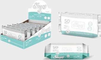 Sleepy Hasta Vücut Temizleme Islak Mendili 50 Yaprak Xl 6'lı Set