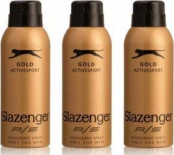 Slazenger Erkek Gold Deodorant 3'lü Set