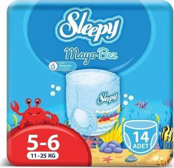 Sleepy 6 Beden Xlarge Mayo Külot Bez 14 Adet 11-25 Kg