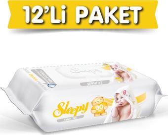 Sleepy Sensitive Islak Havlu 12x90 Lı 1080 Yaprak