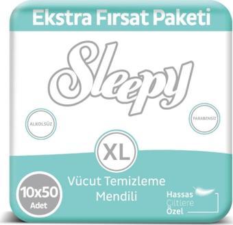 Sleepy Vücut Temizleme 10x50 Adet