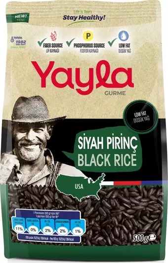 Yayla Gurme Siyah Pirinç 500 gr