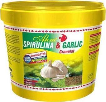 AHM Spirulina Garlic Granulat 250gr Açık Poşette