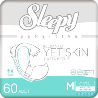 Sleepy 2'li Medium Yetişkin Hasta Bezi 30x2 (60 Adet)