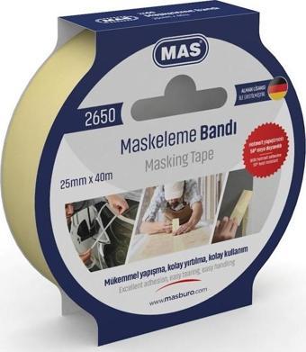 Mas Maskeleme Bandı 25Mm X 40M 2650