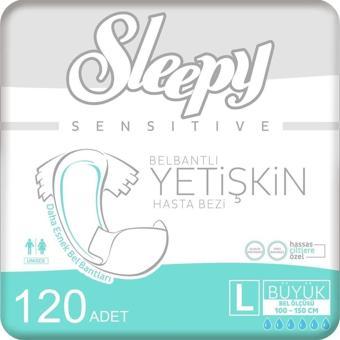 Sleepy 4'lü Large Yetişkin Hasta Bezi 30x4 Adet (120 Adet)