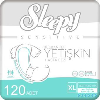 Sleepy 4'lü Xlarge Yetişkin Hasta Bezi 30x4 Adet (120 Adet)