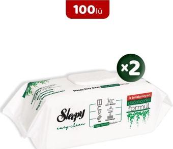 Sleepy Easy Clean Yüzey Temizlik Havlusu 100' Lü X 2