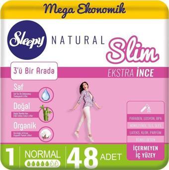 Sleepy Natural Slim Ekstra Ince Normal (48 Ped)