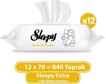 Sleepy Extra Islak Bebek Havlusu 12x70 (840 Yaprak)