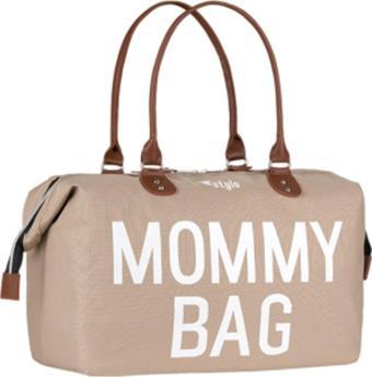 Stylo Mommy Bag Anne Bebek Bakım Ve Kadın Çantası-usa Bej