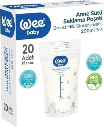 Wee Baby Anne Sütü Saklama Poşeti 20'li