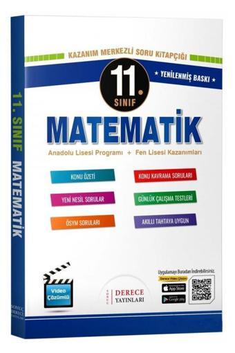 Derece Yayınları 11. Sınıf Matematik Set - Derece Yayınları