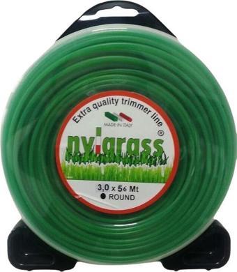 Nylgrass Yeşil Yuvarlak Tırpan Misinası 3.0 mm 56 mt