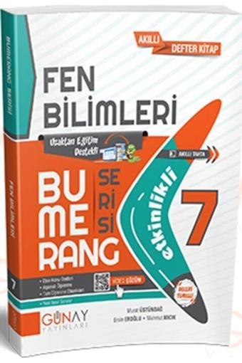 Günay Yayınları 7. Sınıf Fen Bilimleri Bumerang Etkinlikli Defter  - Günay Yayınları