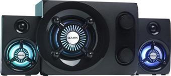 Dark Sp-212 Total 25W Rms 7 Farklı Renk Titreşimli Led 2+1 Multimedia Speaker