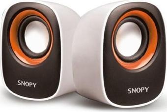 Snopy SN-120 Beyaz Sarı Usb Speaker