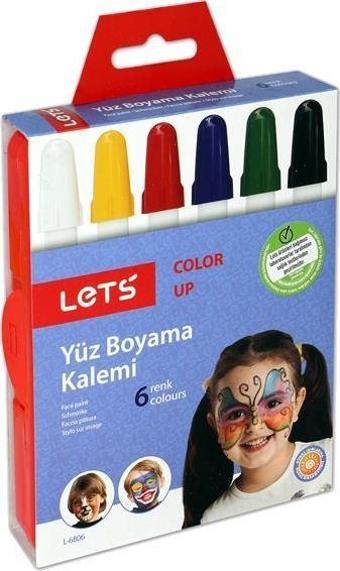 Lets Yüz Boyası Çevirmeli 6 Renk L-6806