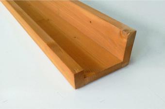 Woodretro Ahşap Çerçeve Rafı 100 Cm