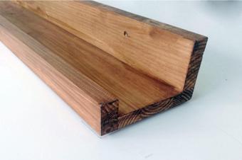 Woodretro Ahşap Çerçeve Rafı 100 cm