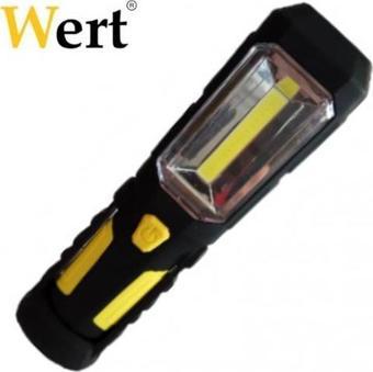 WERT 2612 3W COB LED + 1 LED Pilli Çalışma Lambası