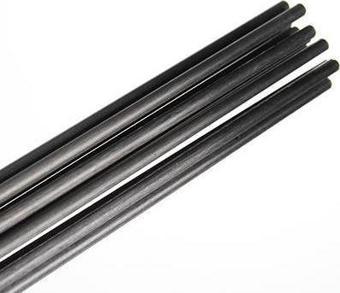 Zeytin Hasat Makinesı Karbon Fiber Düz Çubuk - 5 mm 5 Adet