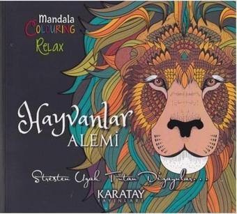 4E Boyama Kitabı Hayvanlar Alemi Mandala Karatay