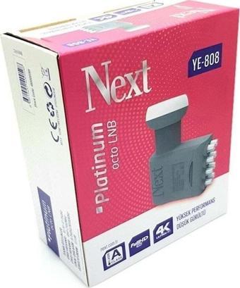 Next YE-808 4K Fuul HD 8li LNB