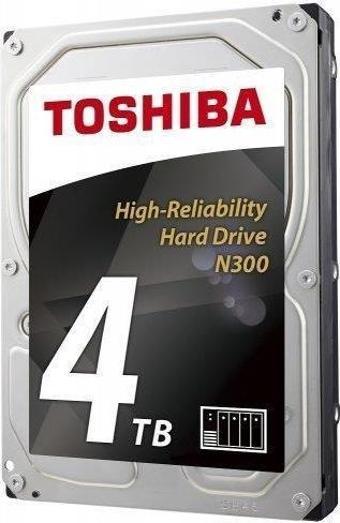 Toshiba 4TB N300 HDWG440UZSVA 7200RPM 128MB SATA3 Nas Diski